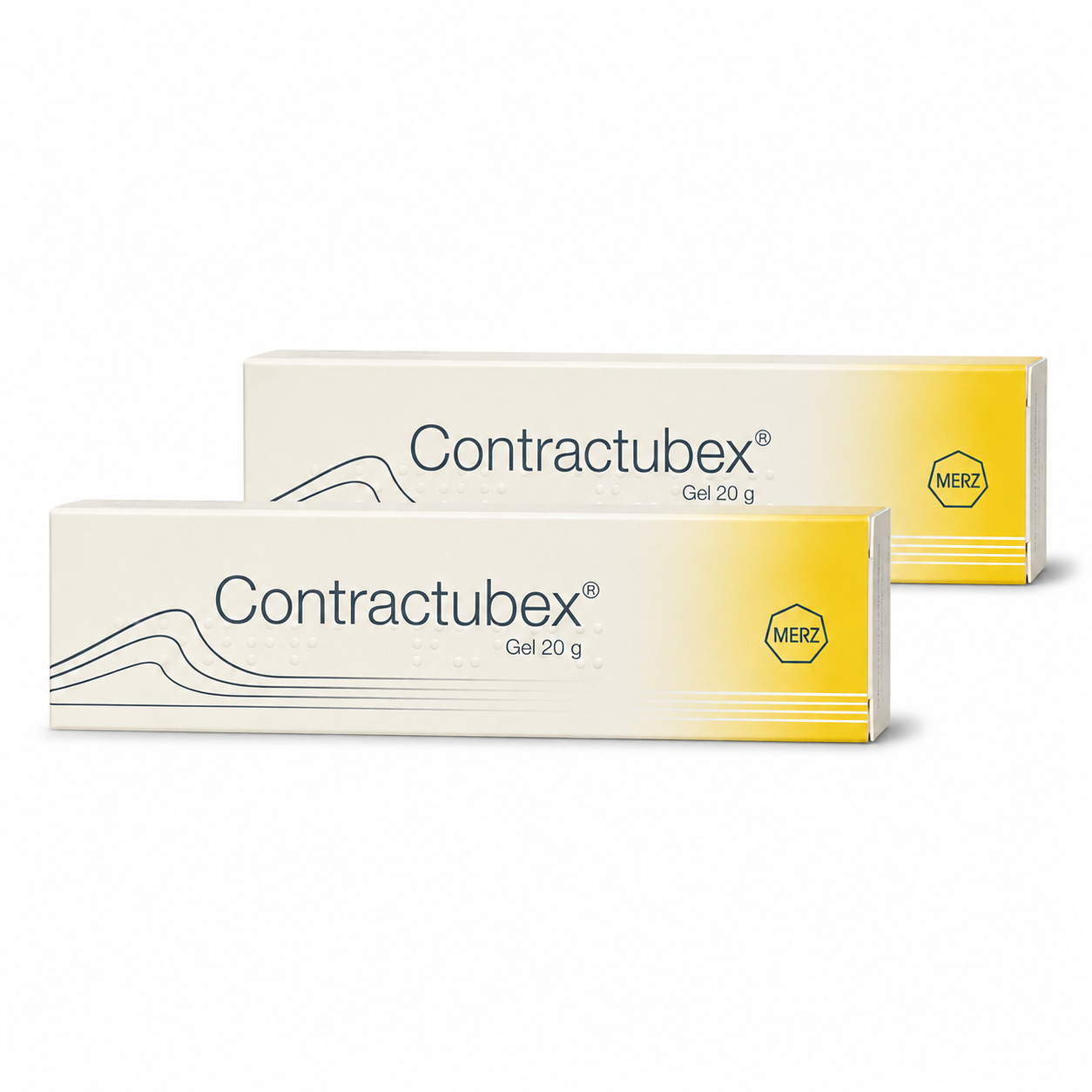 Contractubex Scar Gel 20g two pack with English labeling